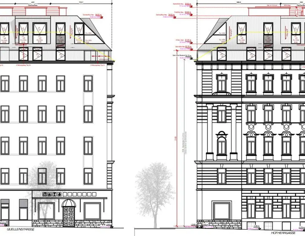 ***Neu*** Bewilligter Rohdachboden mit Entwicklungspotenzial! 8 tolle Einheiten mit Freiflächen!