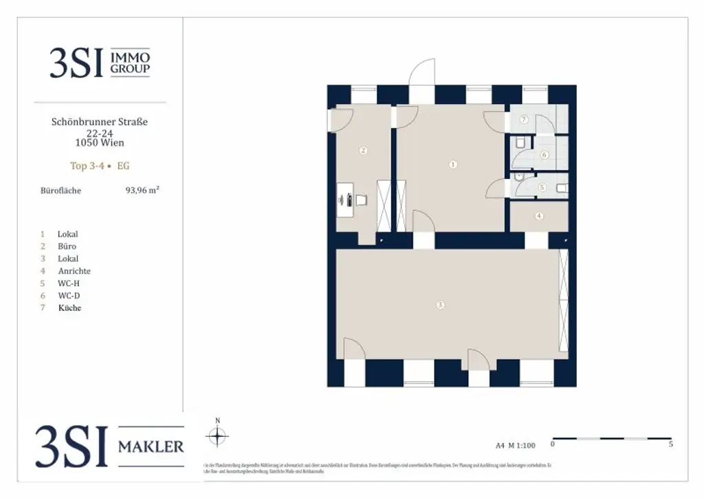 Arbeiten, Präsentieren & Wohlfühlen: Geschäftslokal in Top-Lage