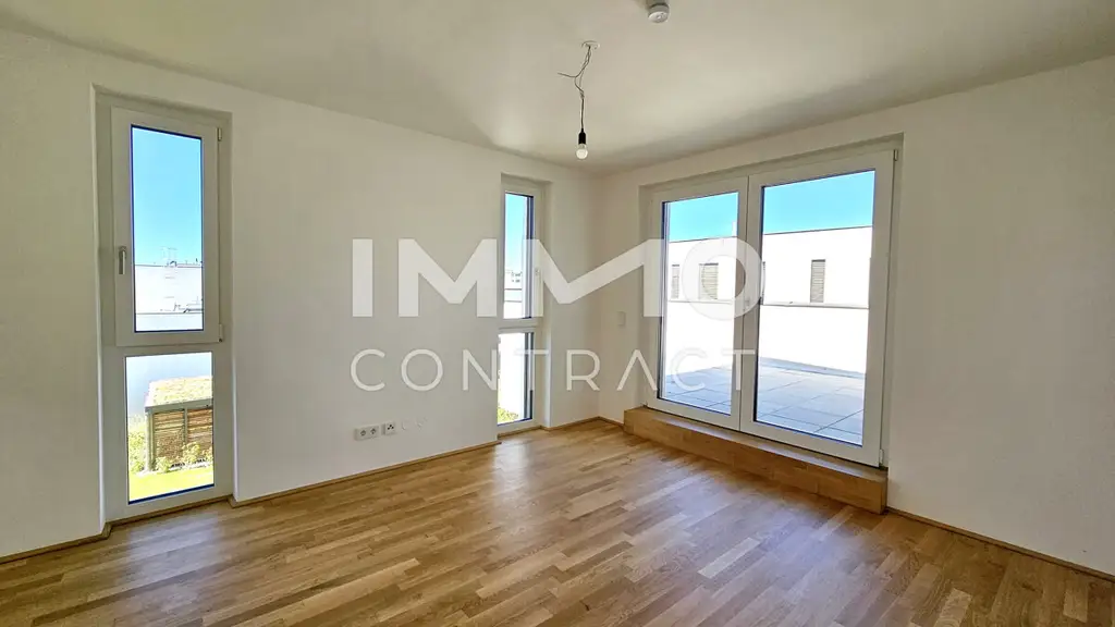 2 Dachterrassen mit Blick zum Wienerwald: 4-Zimmer-Wohnung in Traumanlage - provisionsfrei!