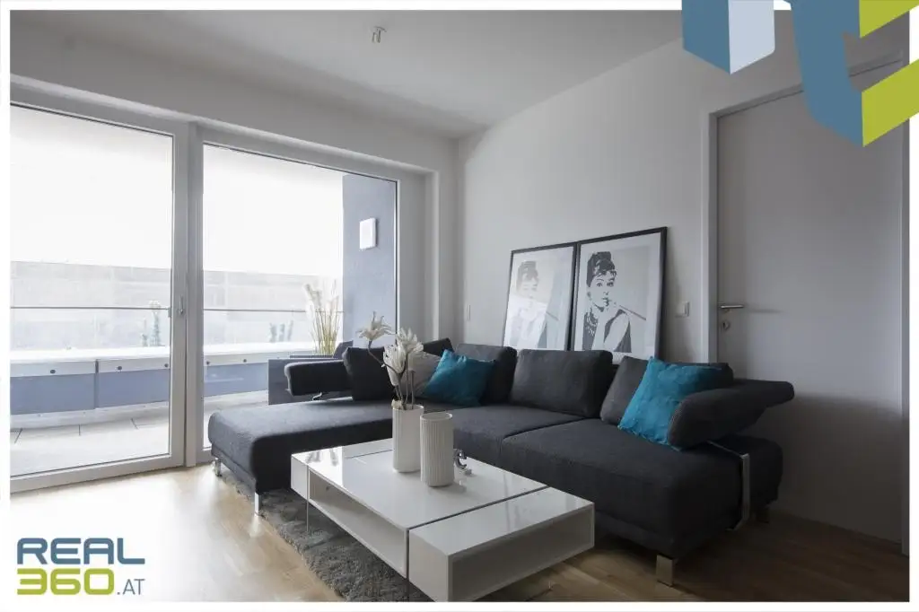 LENAUTERRASSEN  - Moderne 2-Zimmer-Wohnung mit riesigem Balkon in der Lenauterrassen zu vermieten! PROVISIONSFREI für den Mieter!