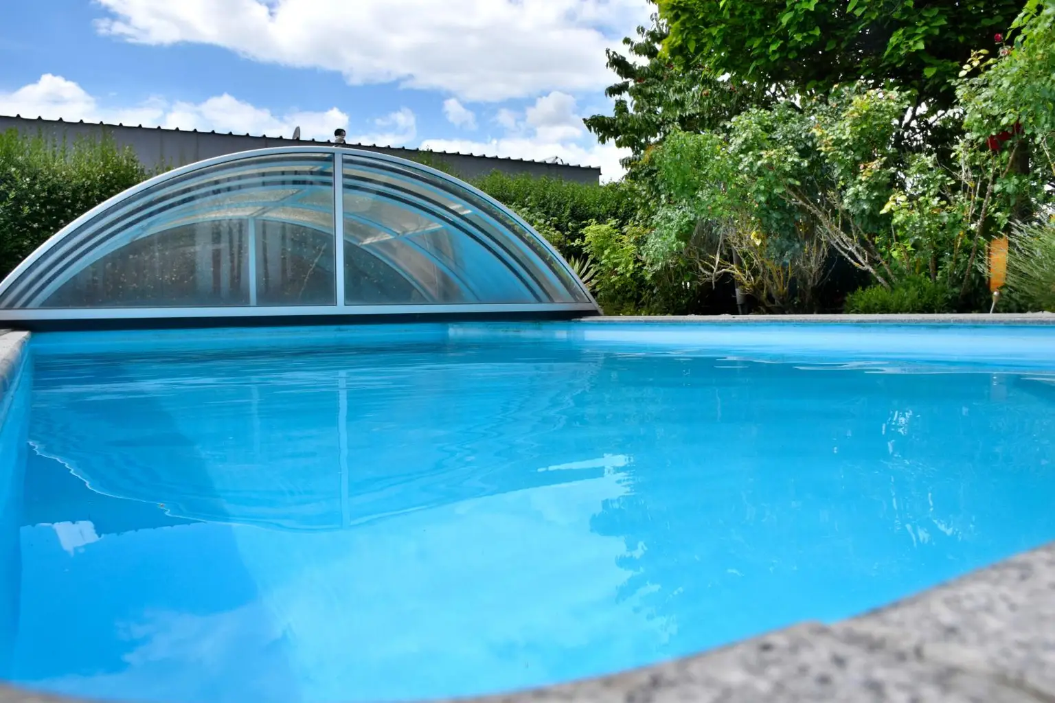 Salzwasserpool 6x4m