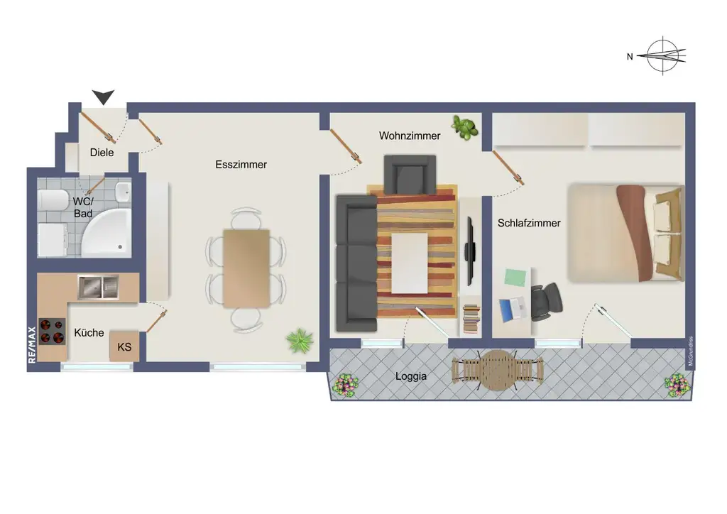 Gekommen um zu bleiben - zentral gelegene 3-Zimmer-Wohnung mit tollem Balkon - Nähe Schönaupark