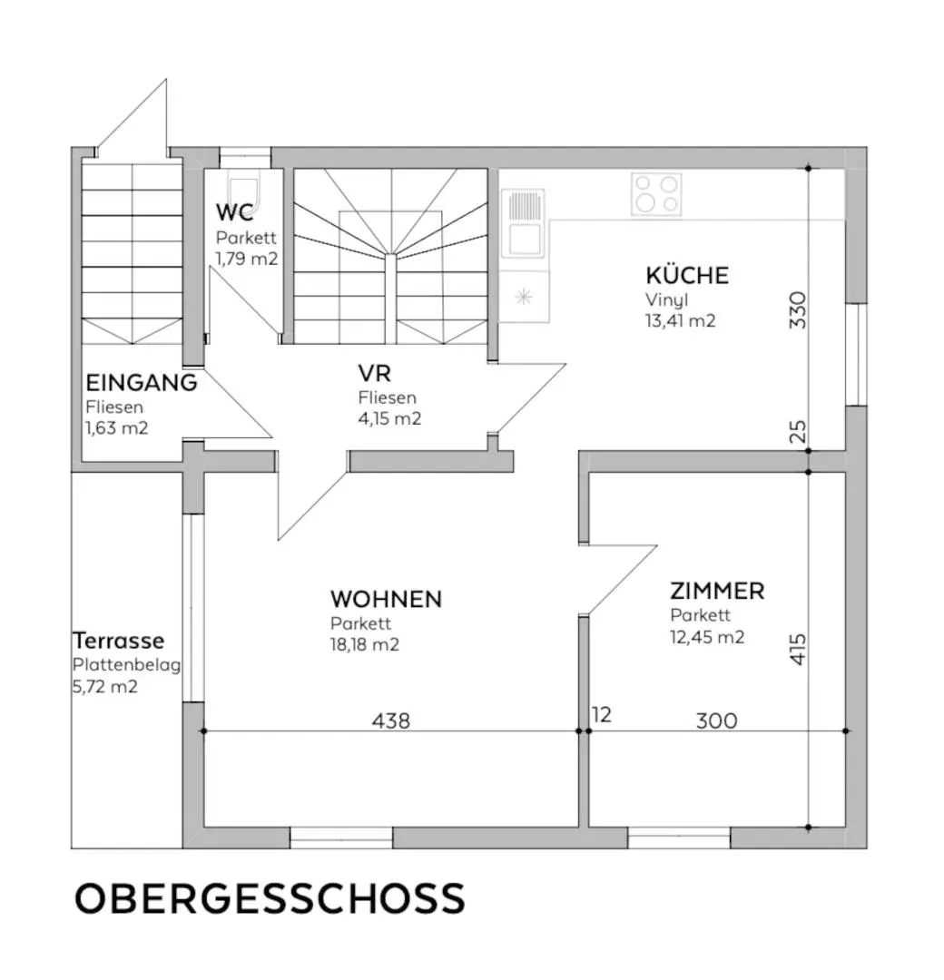 Grundriss - Obergeschoss