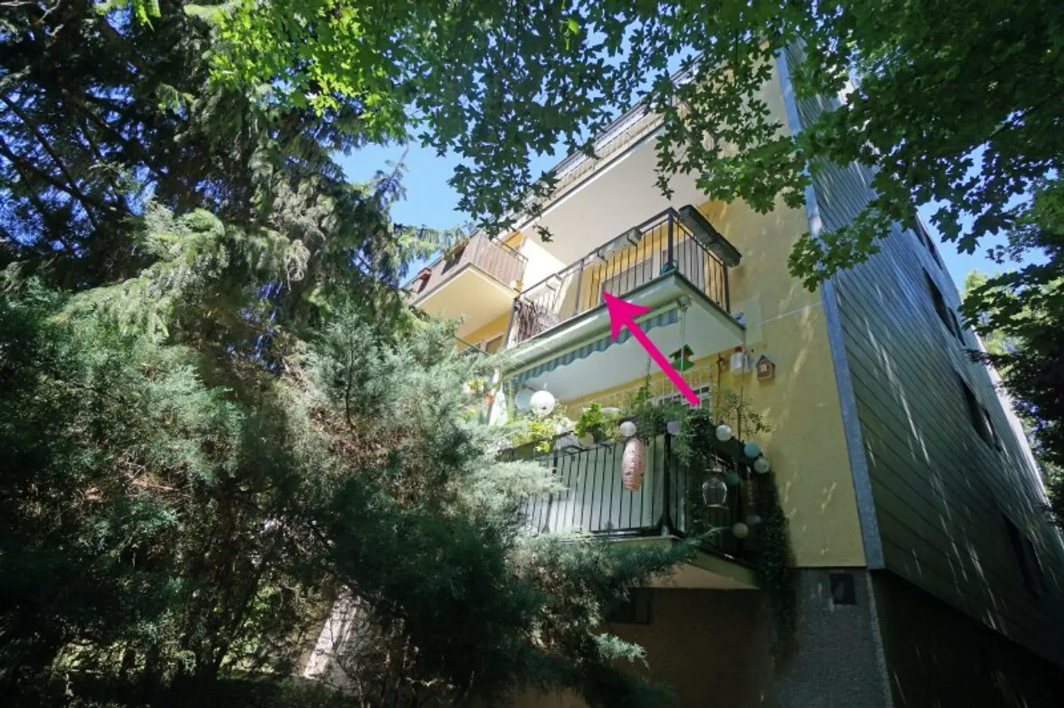 Perfekt geschnittene 3 Zimmer-Wohnung mit Grünblick in Hütteldorf