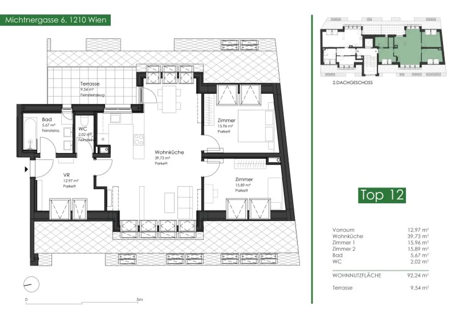Exklusive 3-Zimmer Wohnung mit lichtdurchflutetem Wohnzimmer in absoluter Ruhelage -ab 01.12.!
