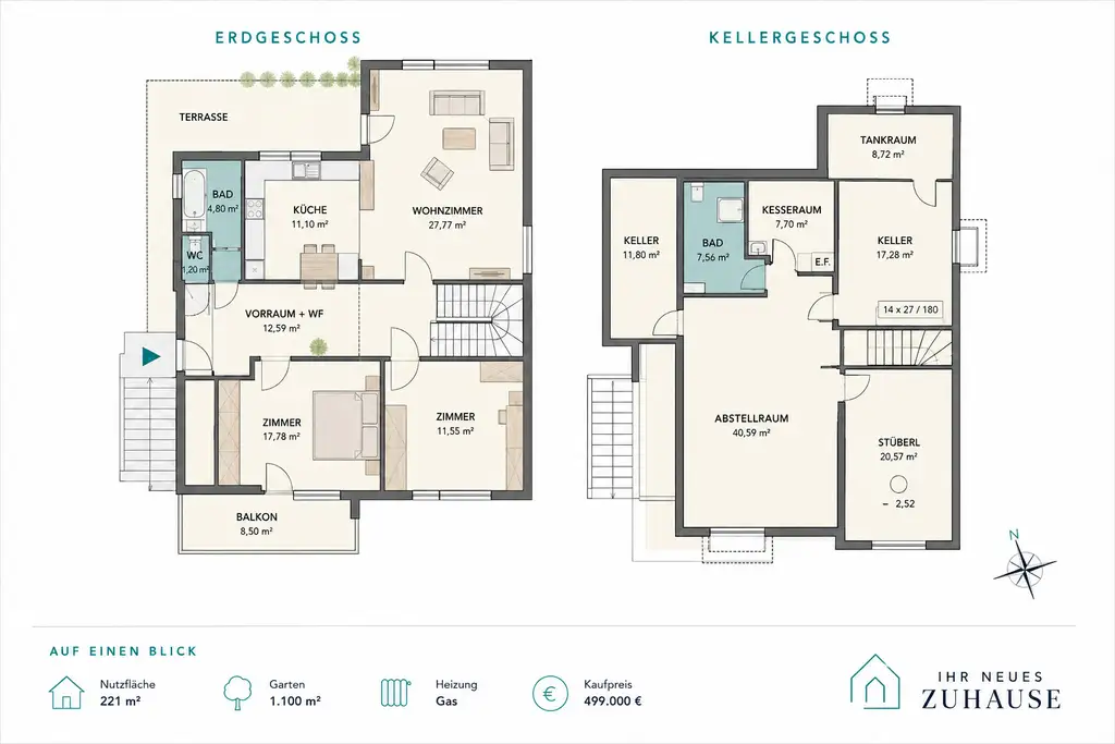 Grundriss EG/KG