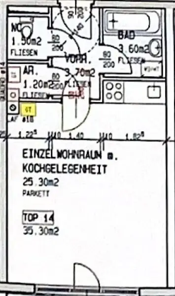 Charmante 1-Zimmer-Wohnung in 1110 Wien