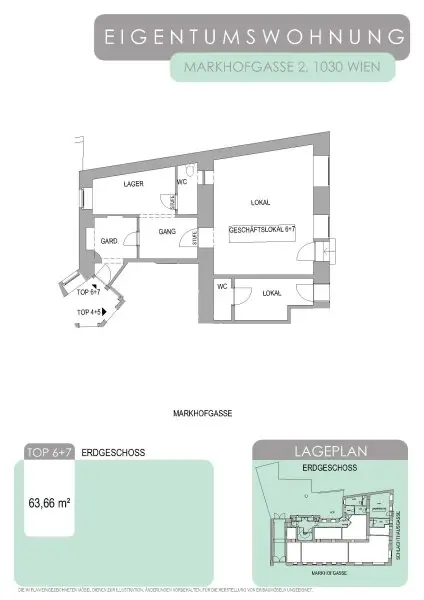 Großzügiges Geschäftslokal in Top-Lage  | 95 m² + Option 64 m² | Rendite 4,92% | U3 Nähe