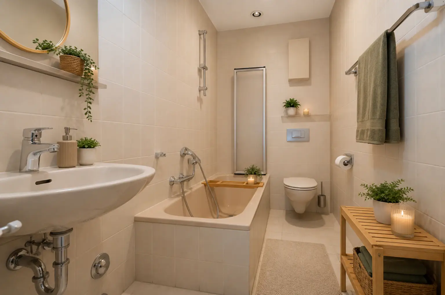 KI-generiert Badezimmer