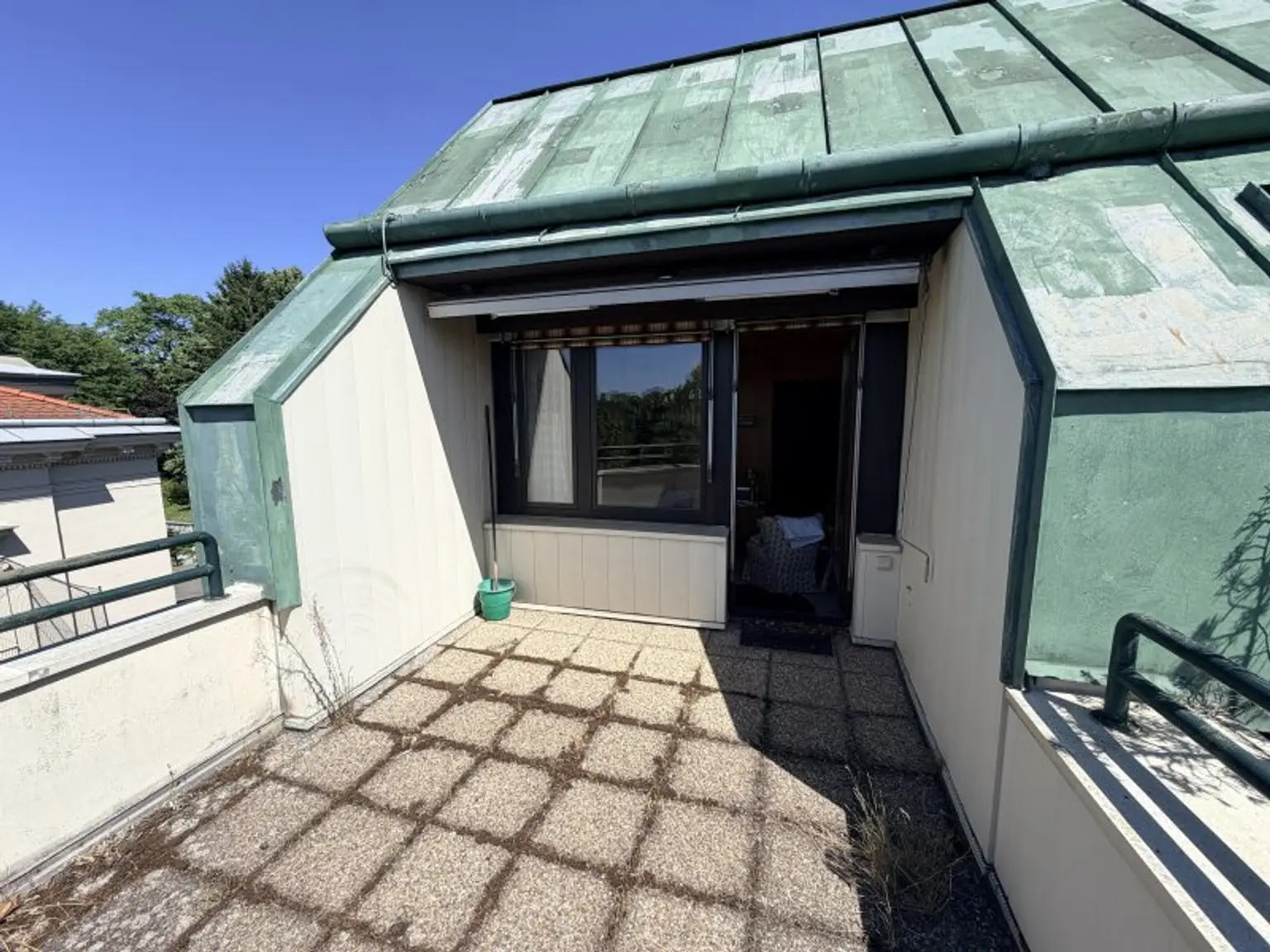Dachterrasse 1 vor Schlafzimmer