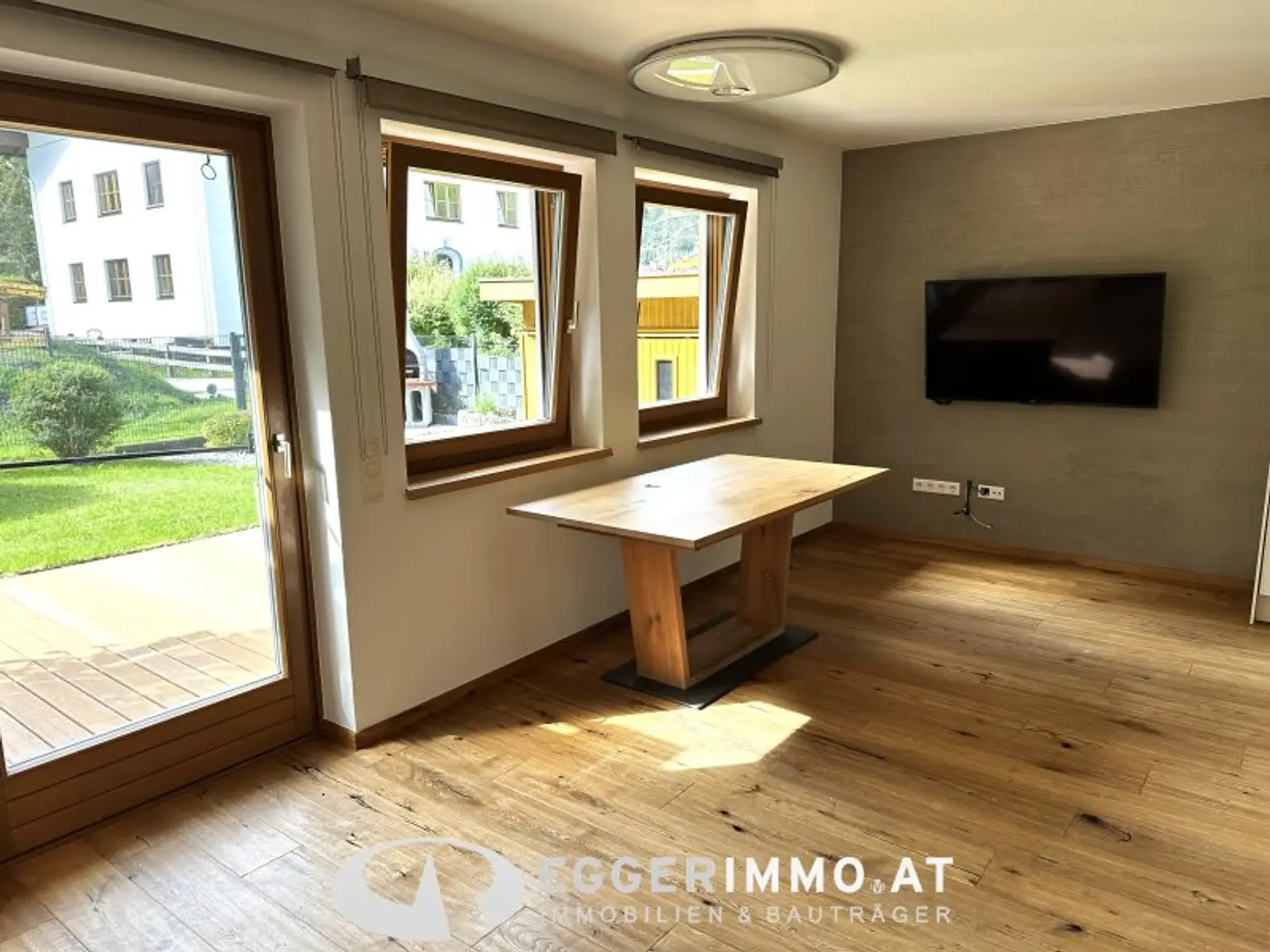 5710 Kaprun: Rent: Garden Apartment; Falkenbachwandgasse, 3-room apartment on 2 floors, partially furnished! Fireplace! Parkingplace