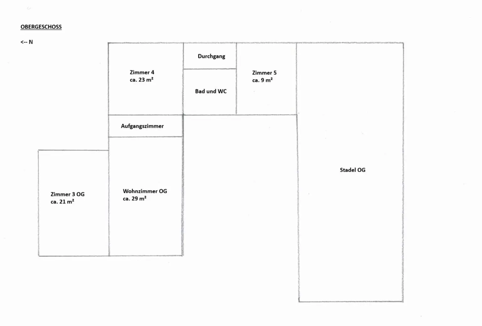 schematischer Plan OG