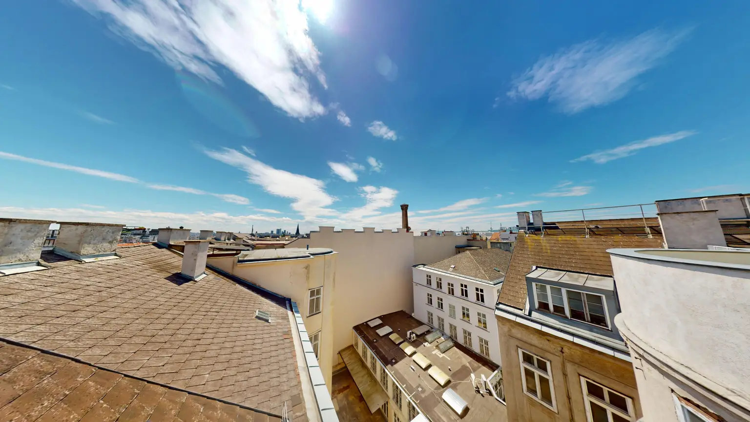 Exklusive DG-Wohnung in 1070 Wien mit 91m² Dachterrasse