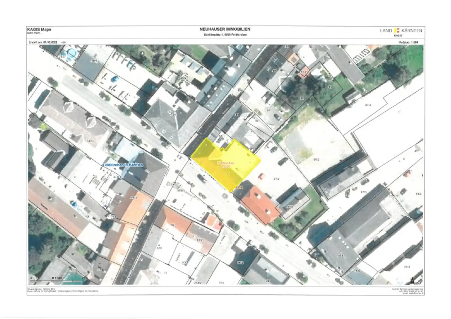 Wohn- und Geschäftshaus mit 550m² im Zentrum von Feldkirchen zum Superpreis