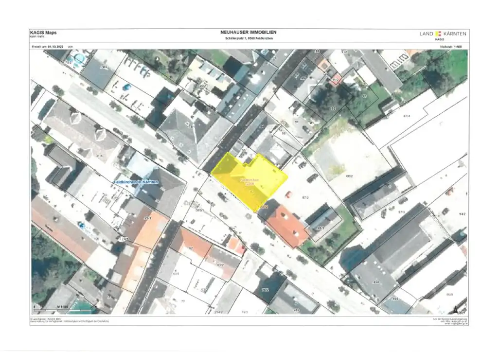 Wohn- und Geschäftshaus mit 550m² im Zentrum von Feldkirchen zum Superpreis