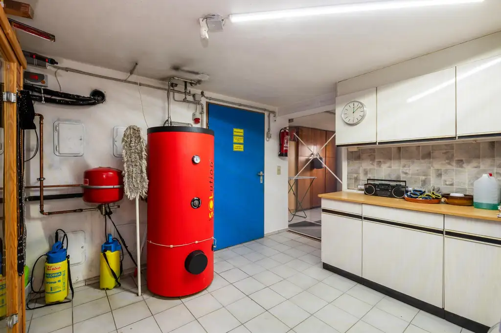GARTENPARADIES für die ganze Familie mit Schwimmteich und 4 Garagen