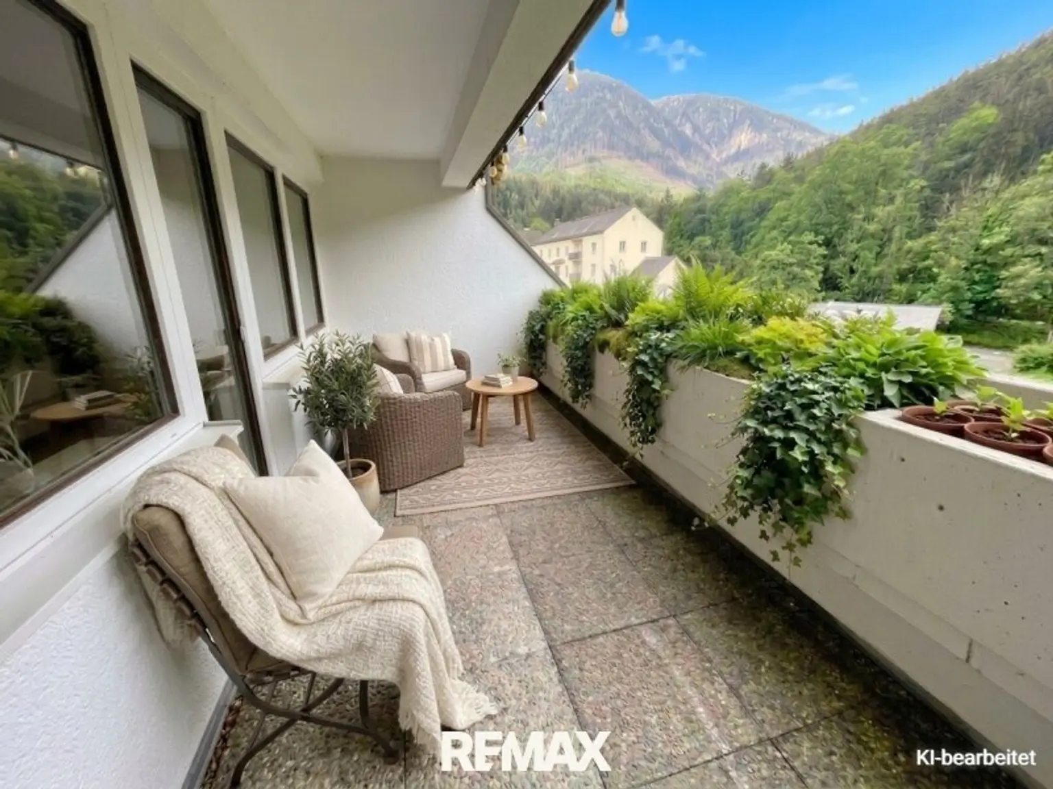 KI-Visualisierung - Balkon