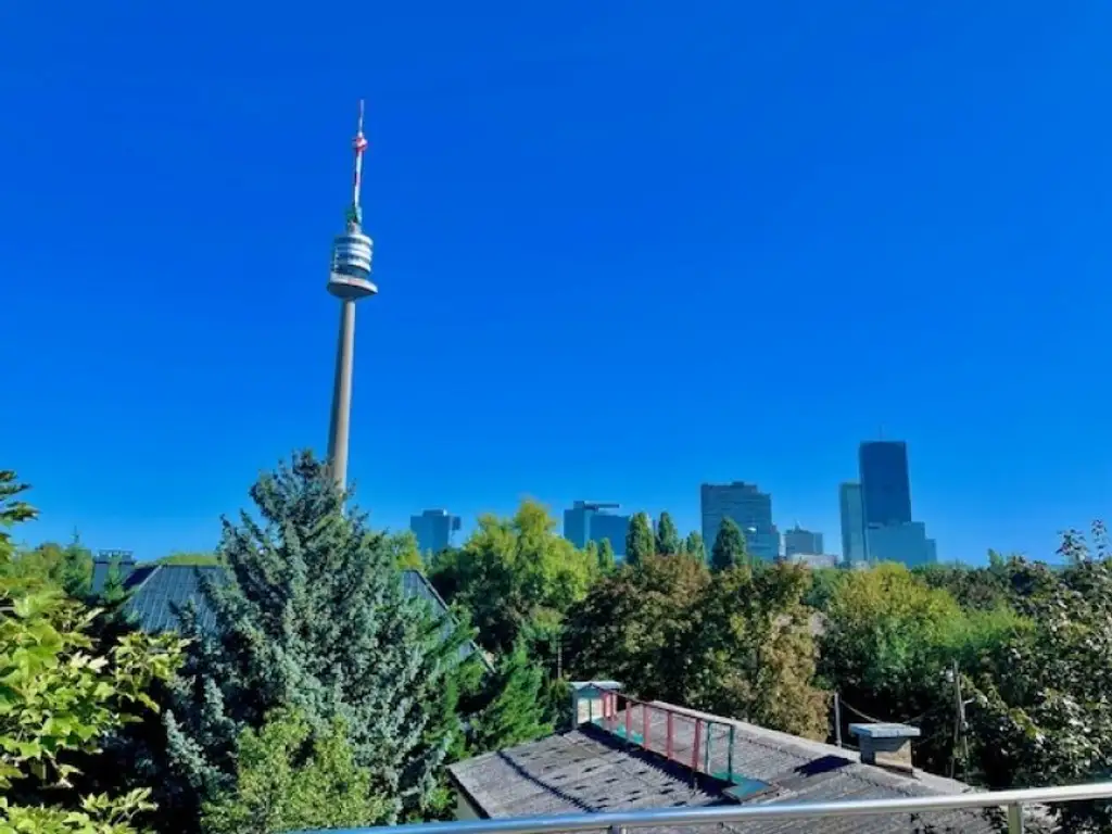 MIETOBJEKT- Wunderschönes Doppel-Haus mit herrlichen Terrassen & Garten - BRUCKHAUFEN -Nähe Donauturm - Uno- City!