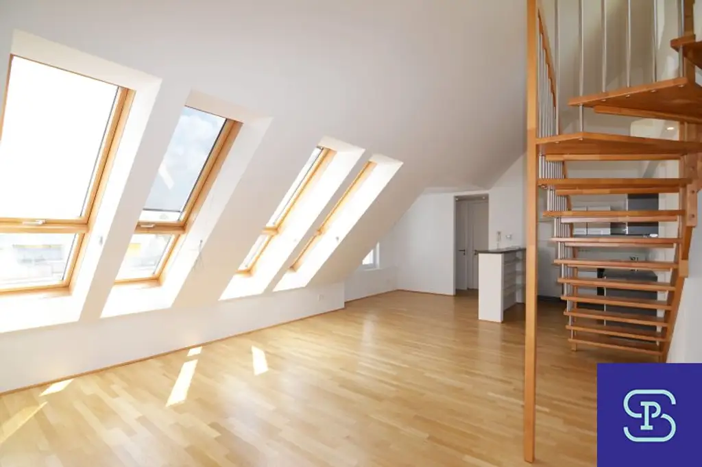 Sanierte 104m² Maisonette-Dachwohnung mit Terrasse und Klima - 1150 Wien