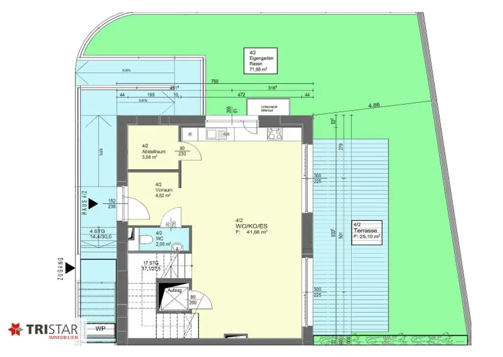 Zum Verkauf: Exklusive Doppelhaushälfte mit Aufzug, Keller, Garten & Terrassen in 2372 Gießhübl – Neubau 2022, sofort bezugsfertig!