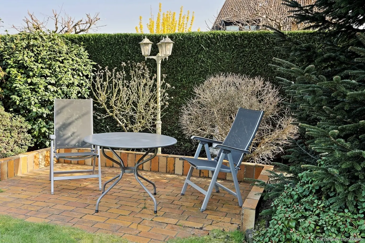 Idyllischer Sitzplatz