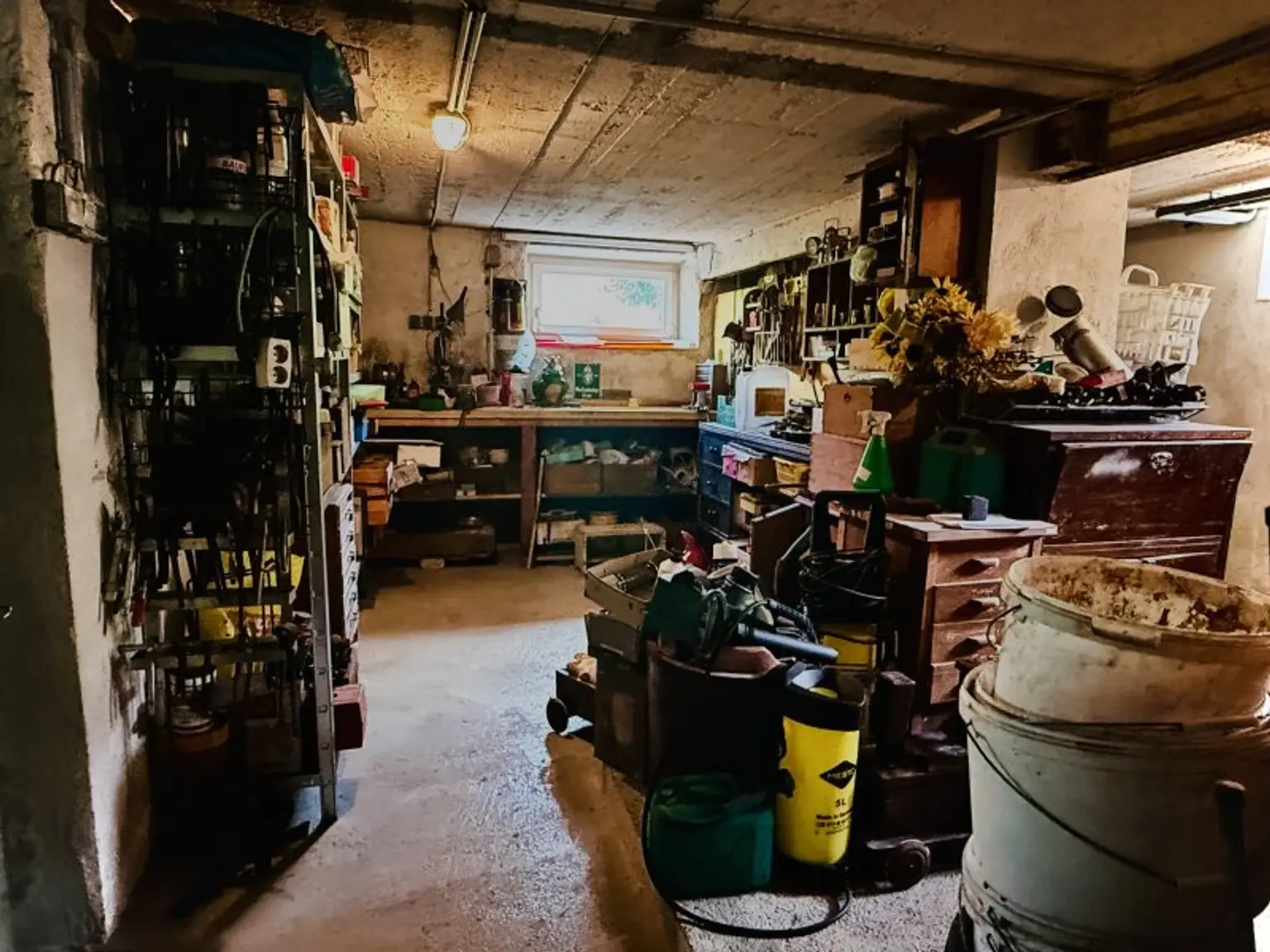 Werkstätte im Keller