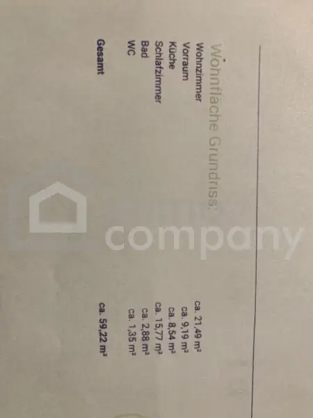 Nähe Hauptbahnhof - Anlegerwohnung mit 59m² Wohnfläche