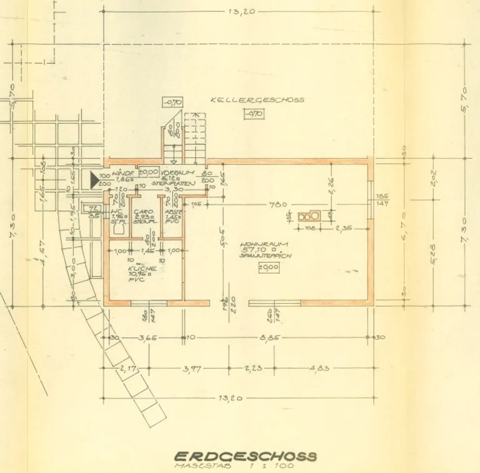 Plan Erdgeschoss