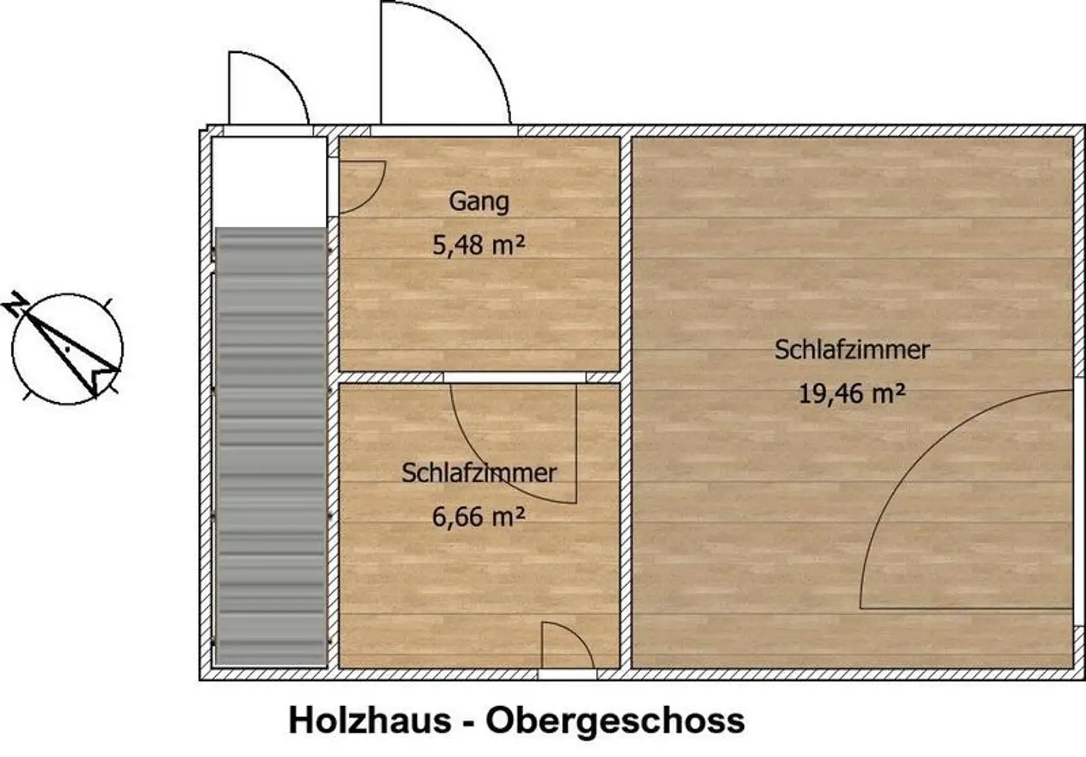 Holzhaus_-_Obergeschoss