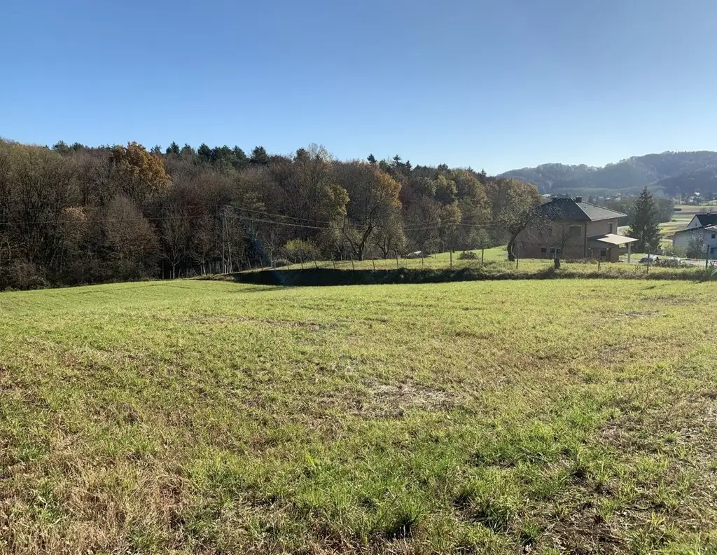 Baugrundstück, Toplage, leichte Süd-Hanglage, Nähe Loipersdorf und Jennersdorf