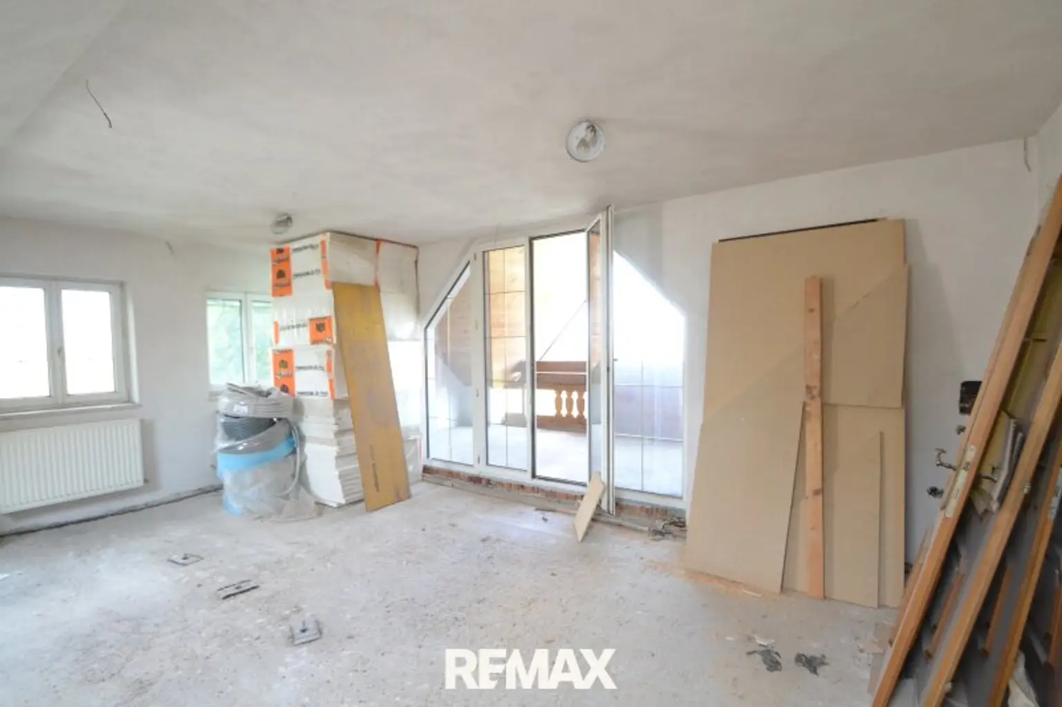 Ausbauraum im Obergeschoß