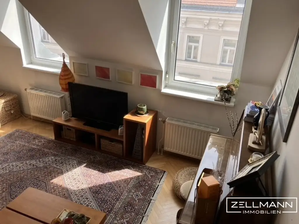 Heimelige Dachmaisonette Nähe AKH  | ZELLMANN IMMOBILIEN