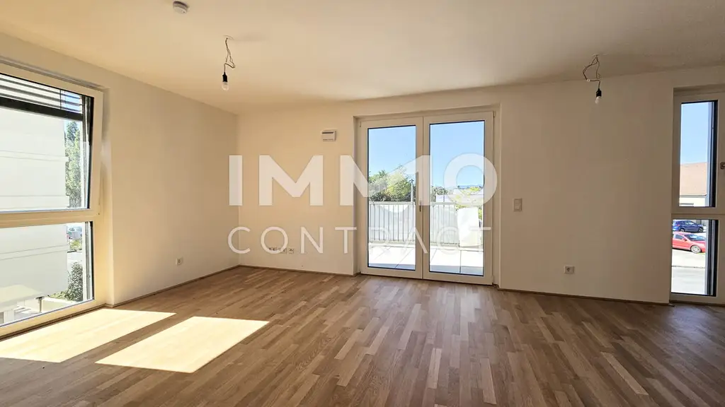 Lichtdurchflutete 2-Zimmer-Balkon-Wohnung im Erstbezug in traumhafter Anlage - provisionsfrei!