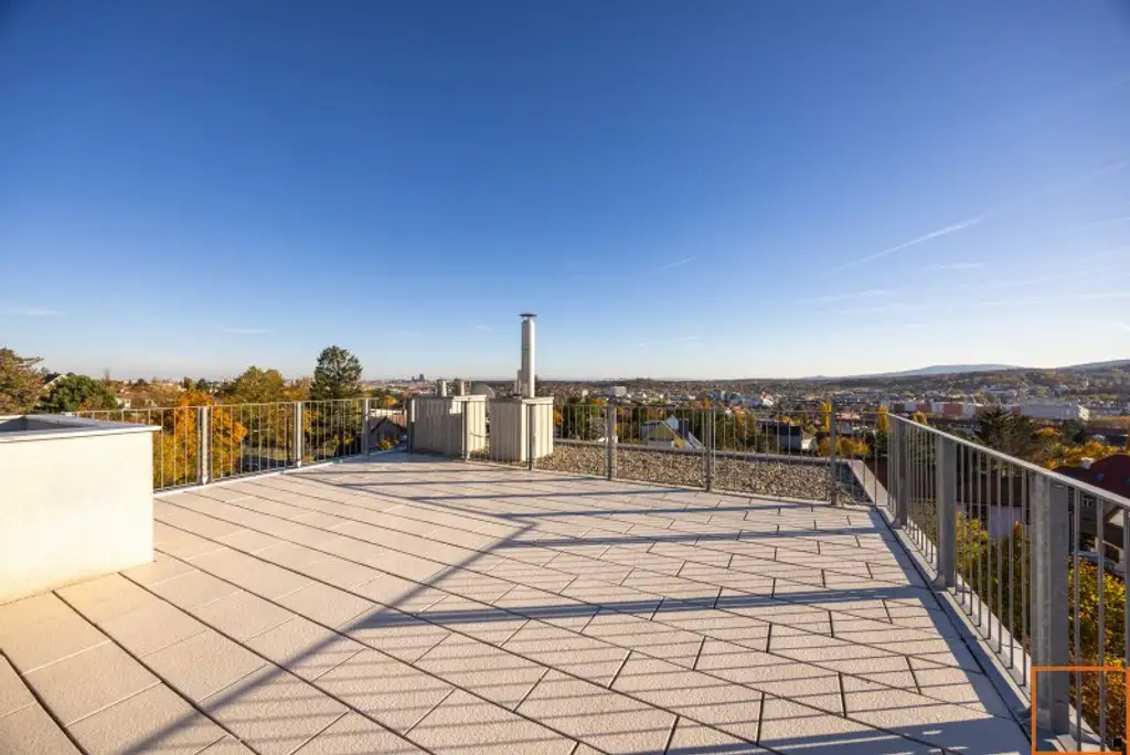 Dachterrassen-Maisonette mit 3 Schlafzimmern und sensationellem Weitblick