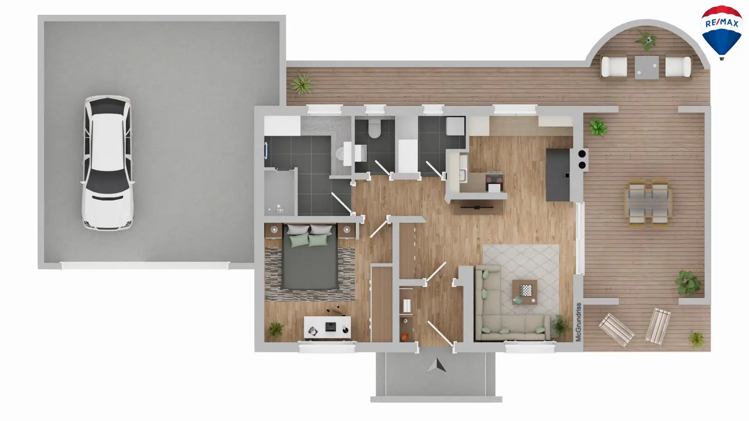 Attraktiver Bungalow auf einem großzügigen, sonnigen Grundstück in ruhiger Südlage