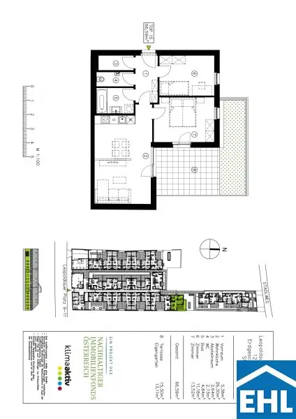 Leopold XXI – Moderne 3-Zimmer-Wohnung mit Terrasse und kleinen Garten für Naturliebhaber!