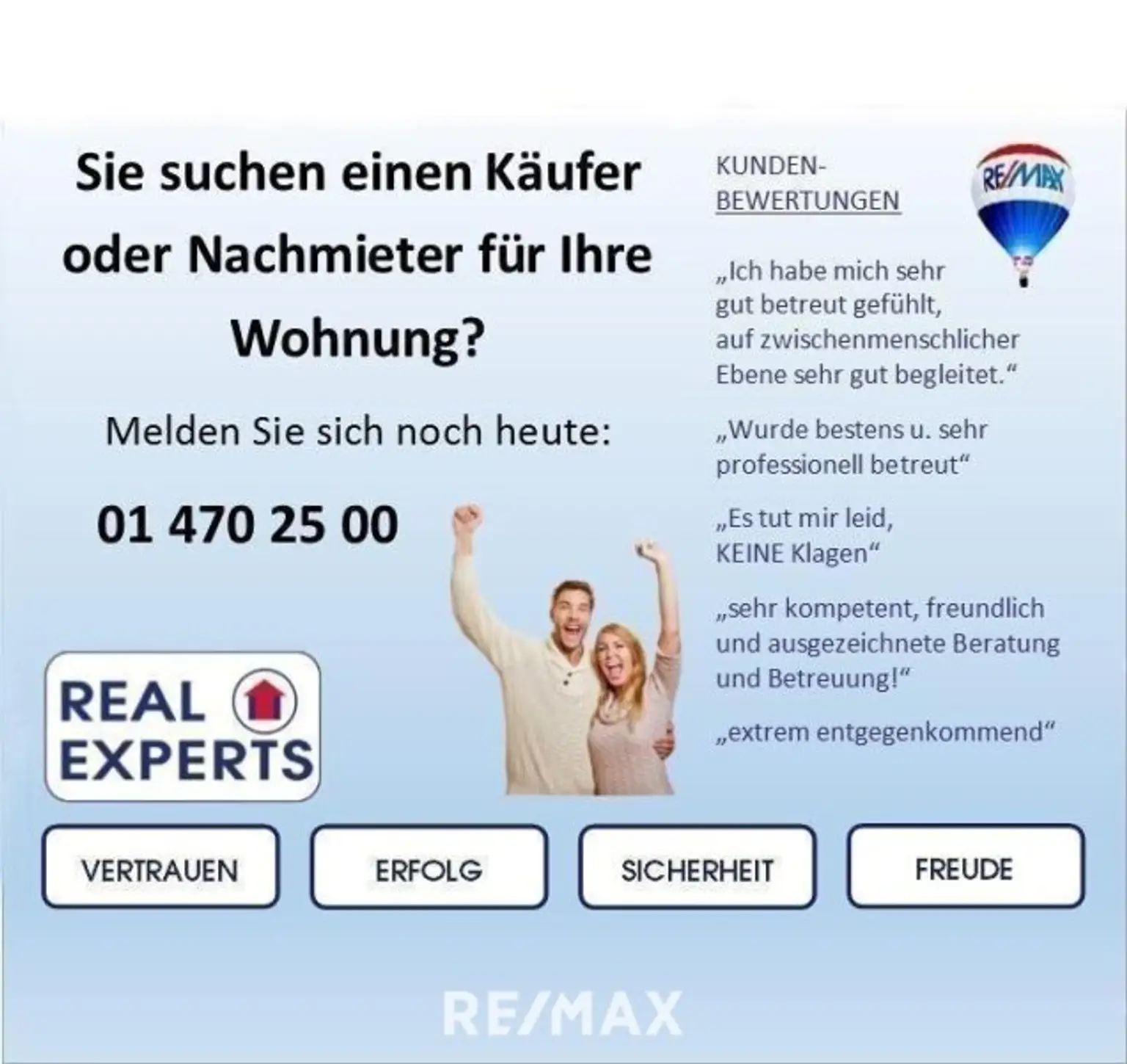 #remaxrealexperts-sicherverkaufen
