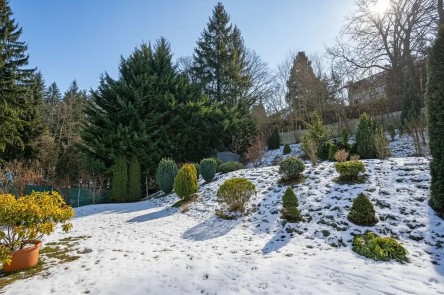 Terrassierter Garten