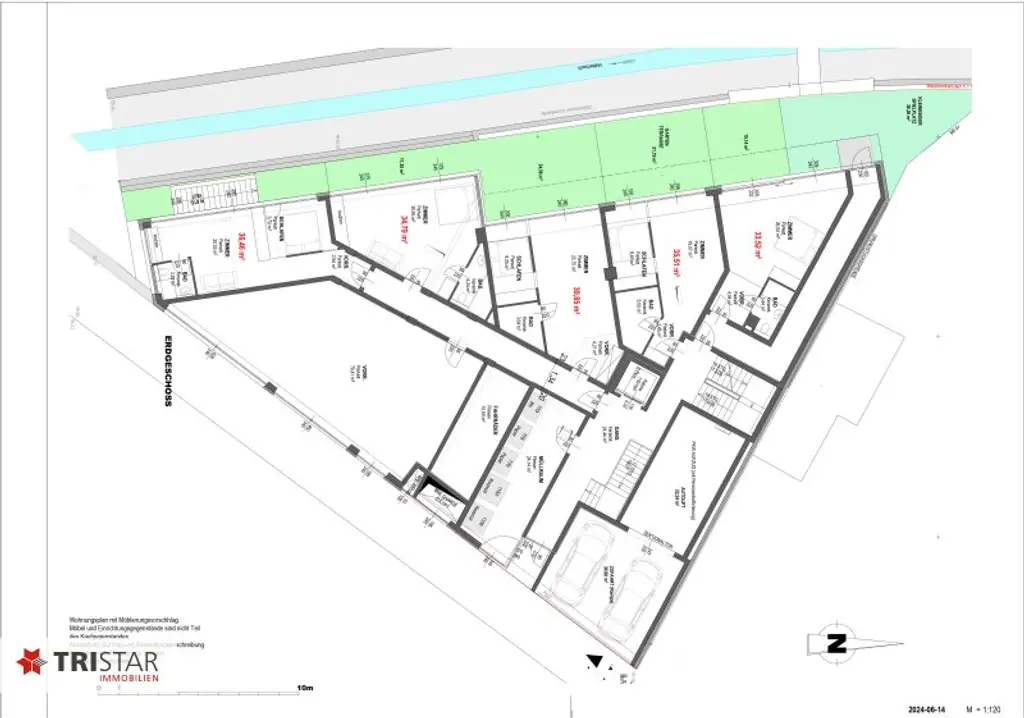 Investment am Wolfersberg · Architektur & Natur vereint! 18 Einheiten, 26 Garagenplätze, Dachgärten mit Pool – Waldpanorama !