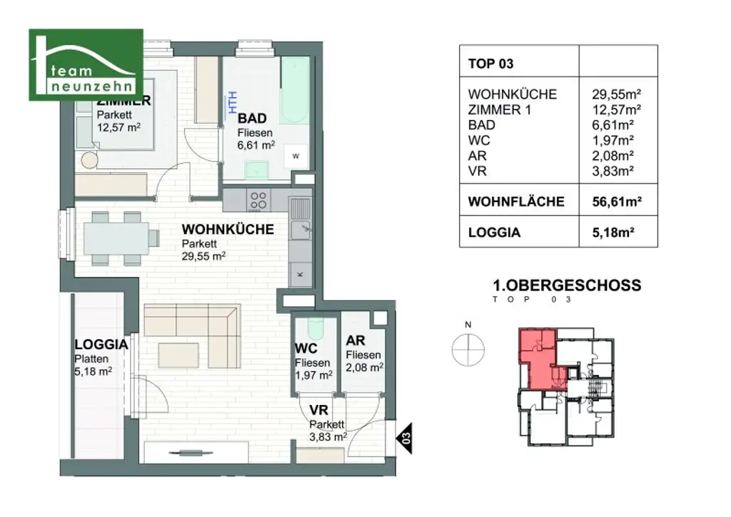 Geräumige 2-Zimmer-Wohnung in Bestlage! Karmeliterhof - Neubauwohntraum beim Rathausplatz - JETZT ANFRAGEN