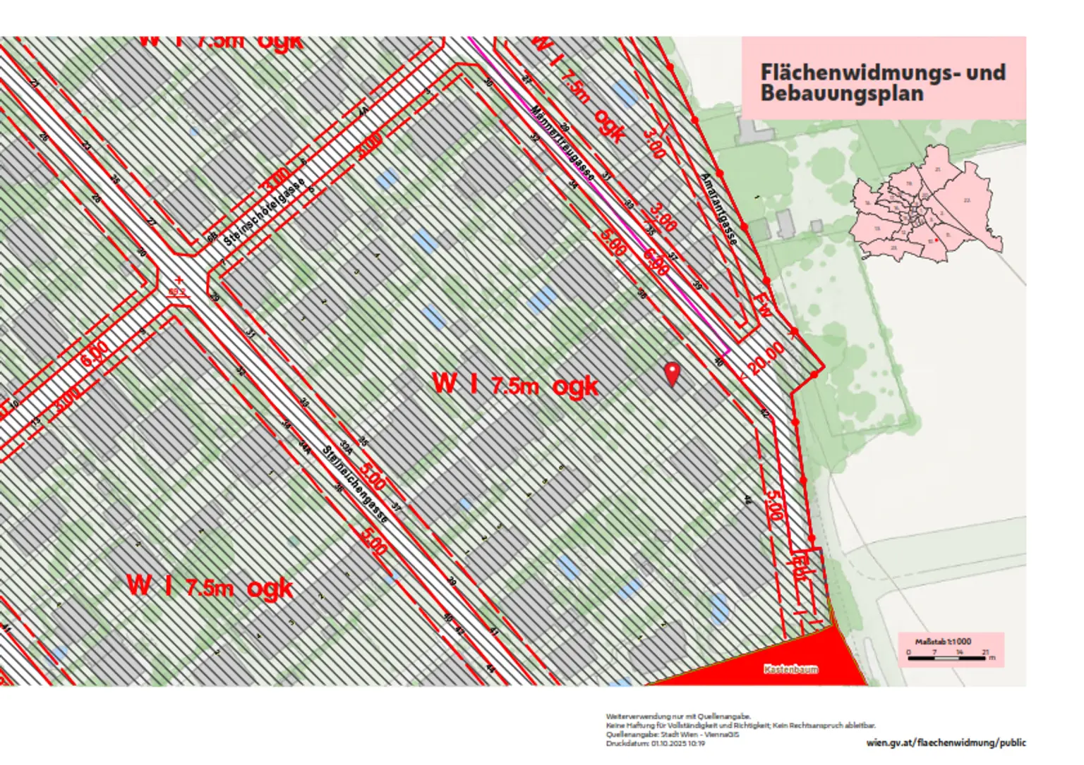 Grundstück mit Altbestand in attraktiver Wohngegend in Oberlaa !