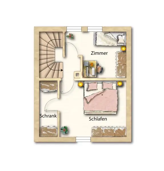 Grundriss Obergeschoss