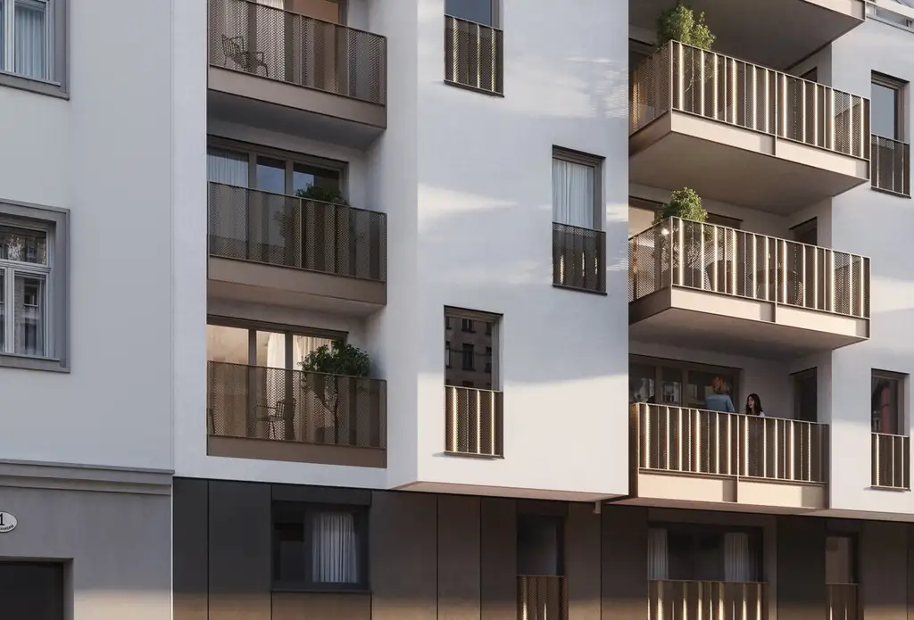 Zeitgemäßes Wohnen: 2-Zimmer-Neubau mit Freifläche - Traum Anlage ERSTBEZUG