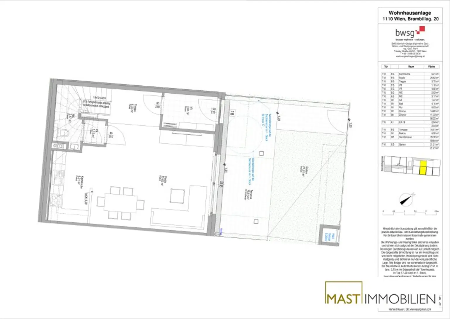 *NEU* Town-House mit 3-Zimmer und Dachterrasse