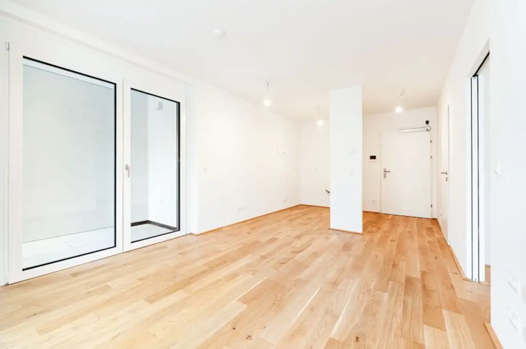 Erstbezug ab Dezember! 1,5-Zimmer-Loggiawohnung inkl. Stellplatz zu vermieten!