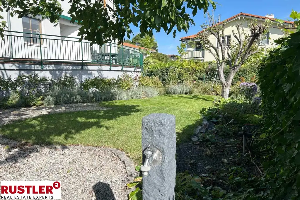 Eine Wohnung wie keine Zweite: Garten, Wohlgefühl und Größzügigkeit