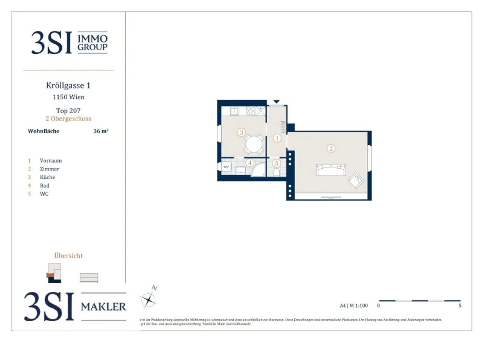Gemütliches Single-Apartment nahe Westbahnhof