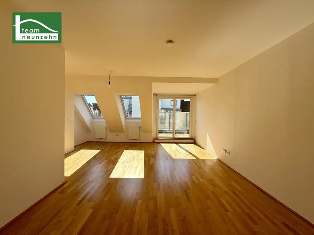 Exklusive Dachgeschoss-Residenz mit zwei Terrassen in begehrter Innenhofruhelage. - WOHNTRAUM