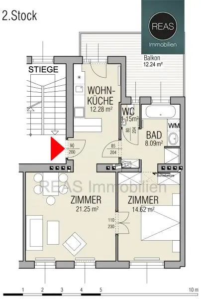 Provisionsfrei: Vollausgestattetes Apartment mit Möblierung und Balkon in Sieveringer Bestlage! Klimatisiert!
