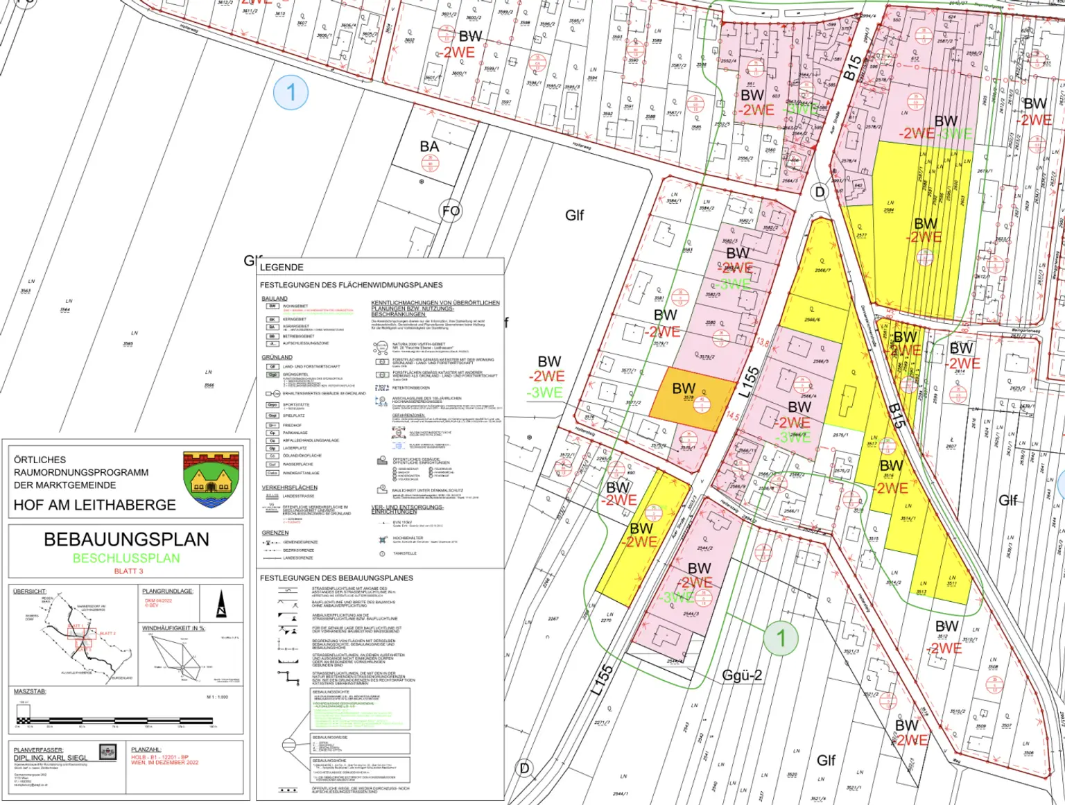 Bebauungsplan-Beschlussplan